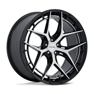 Niche – NC286 RIVIERA – Black – 20″x10.5″ 38mm – Summer Wheels – NC286BD20055638